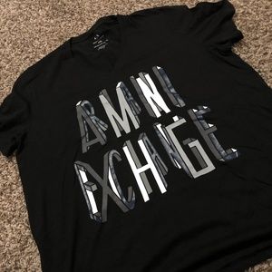 Black Armani Exchange shirt